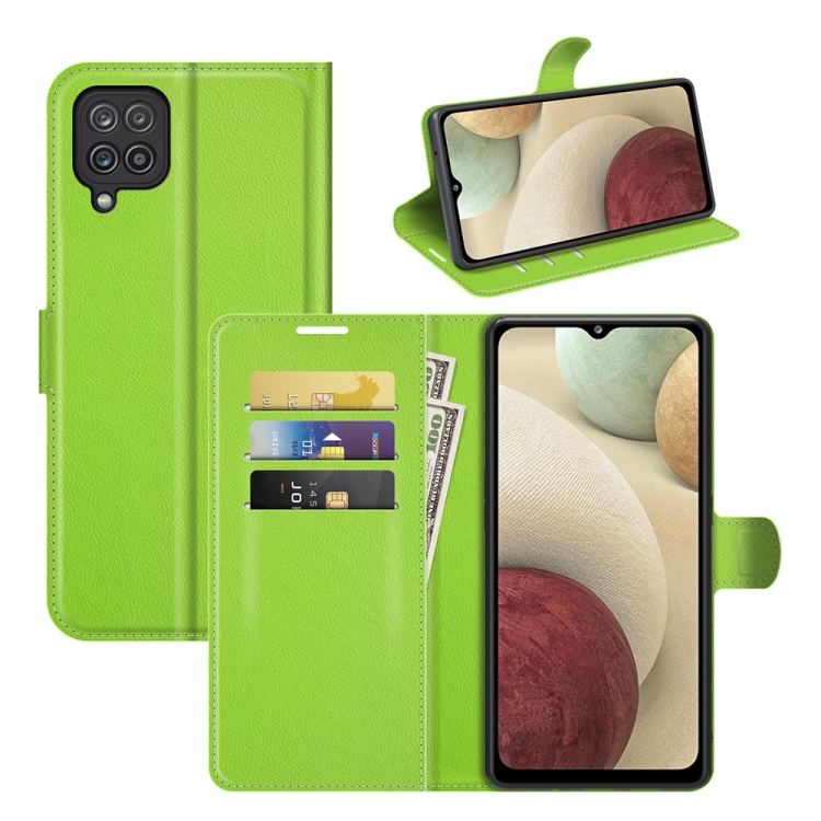 For Samsung Galaxy F12 / M12 Litchi Texture Horizontal Flip Protective Case with Holder & Card Slots & Wallet(Green)
For Samsung Galaxy F12 / M12 Litchi Texture Horizontal Flip Protective Case with Holder & Card Slots & Wallet(Green)