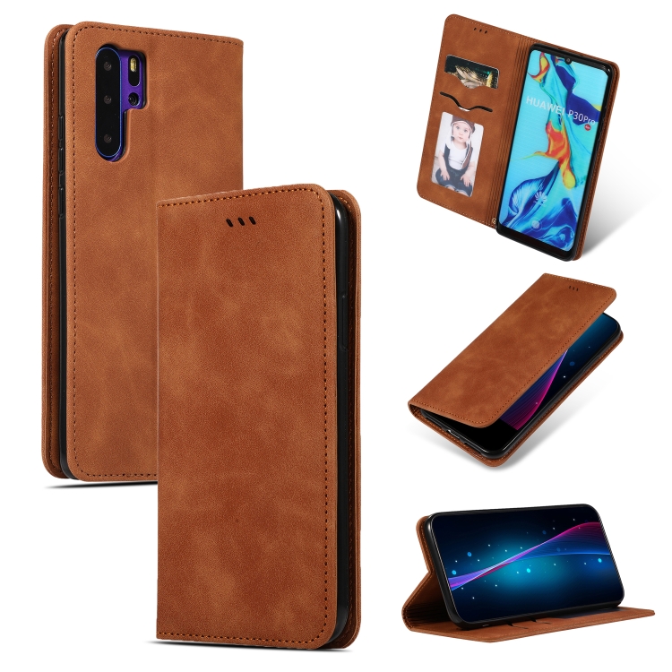 Retro Skin Feel Business Magnetic Horizontal Flip Leather Case for Huawei P30 Pro(Brown)
Retro Skin Feel Business Magnetic Horizontal Flip Leather Case for Huawei P30 Pro(Brown)