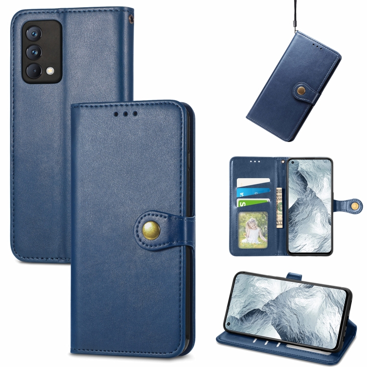 For OPPO Realme GT Master Solid Color Leather Buckle Phone Case with Lanyard & Photo Frame & Card Slot & Wallet & Stand Function(Blue)
For OPPO Realme GT Master Solid Color Leather Buckle Phone Case with Lanyard & Photo Frame & Card Slot & Wallet & Stand Function(Blue)