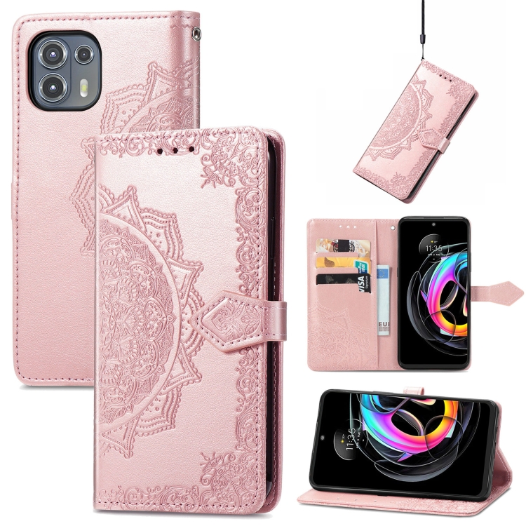 For Motorola Edge 20 Lite Mandala Embossing Pattern Horizontal Flip Leather Case with Holder & Card Slots & Wallet & Lanyard(Rose Gold)
For Motorola Edge 20 Lite Mandala Embossing Pattern Horizontal Flip Leather Case with Holder & Card Slots & Wallet & Lanyard(Rose Gold)