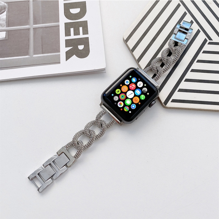 Creative Solid Stainless Steel Wristband For Apple Watch Series 7 45mm / 6 & SE & 5 & 4 44mm / 3 & 2 & 1 42mm(Grey)
Creative Solid Stainless Steel Wristband For Apple Watch Series 7 45mm / 6 & SE & 5 & 4 44mm / 3 & 2 & 1 42mm(Grey)
