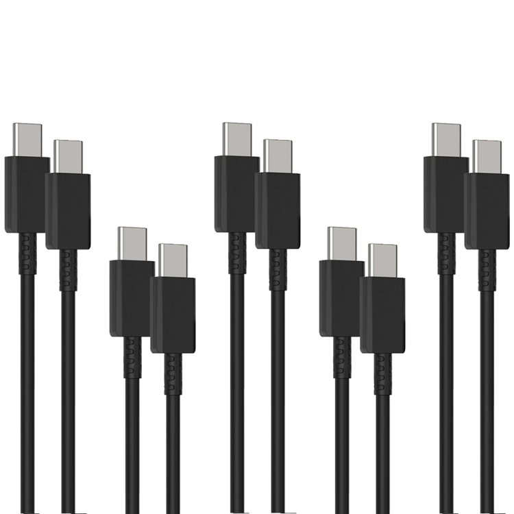 5 PCS XJ-70 45W 5A USB-C / Type-C to Type-C Super Fast Charging Cable, Length: 1m
5 PCS XJ-70 45W 5A USB-C / Type-C to Type-C Super Fast Charging Cable, Length: 1m