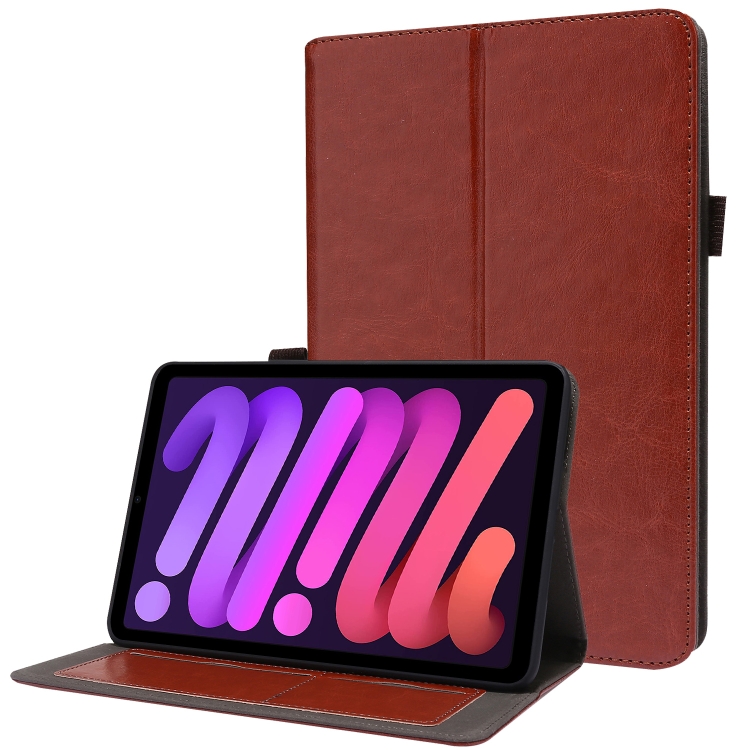 Business Horizontal Flip PU Leather Tablet Case with Two-Folding Holder & Card Slots & Pen Slot For iPad mini 6(Brown)
Business Horizontal Flip PU Leather Tablet Case with Two-Folding Holder & Card Slots & Pen Slot For iPad mini 6(Brown)
