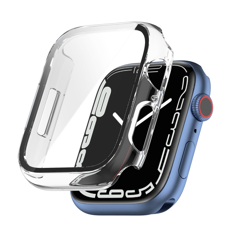 Shockproof PC Protective Case with Tempered Glass Film For Apple Watch Series 9 / 8 / 7 45mm(Transparent)
Shockproof PC Protective Case with Tempered Glass Film For Apple Watch Series 9 / 8 / 7 45mm(Transparent)