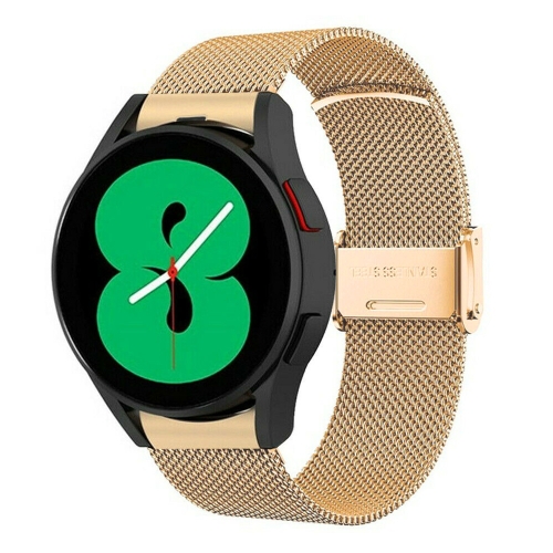 For Samsung Galaxy Watch 4 40mm / 44mm Milan Metal Steel Mesh Buckle Watch Band(Gold)
For Samsung Galaxy Watch 4 40mm / 44mm Milan Metal Steel Mesh Buckle Watch Band(Gold)