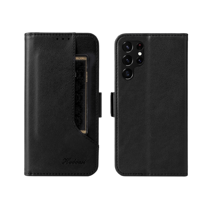 For Samsung Galaxy S22 Ultra 5G Dual Buckle Card Wallet Calf Leather Phone Case(Black)
For Samsung Galaxy S22 Ultra 5G Dual Buckle Card Wallet Calf Leather Phone Case(Black)