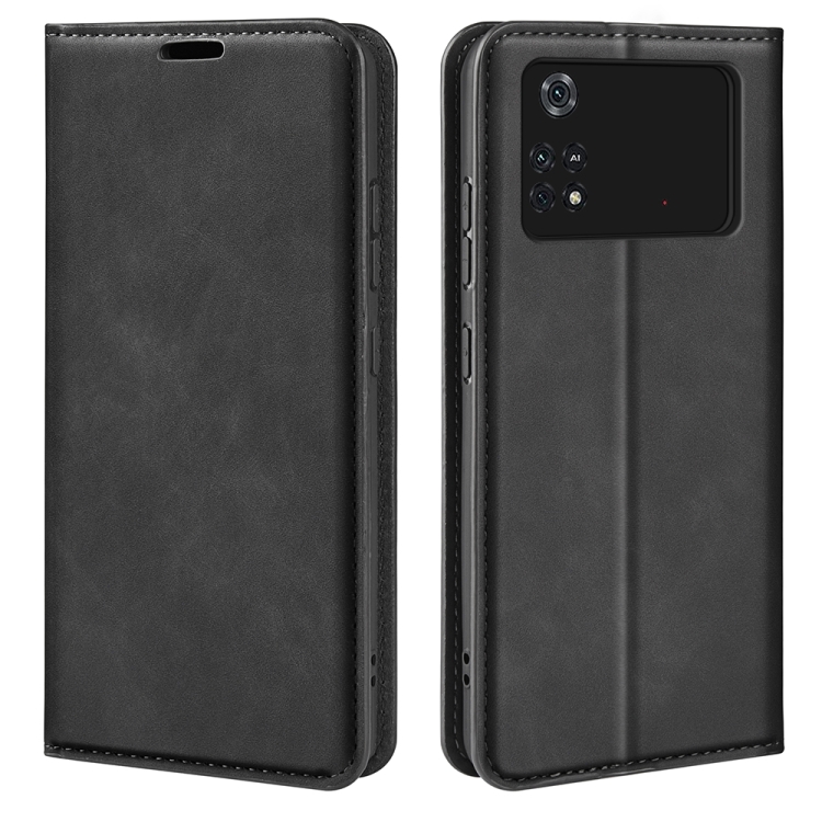 For Xiaomi Poco M4 Pro 4G Retro-skin Magnetic Suction Leather Phone Case(Black)
For Xiaomi Poco M4 Pro 4G Retro-skin Magnetic Suction Leather Phone Case(Black)
