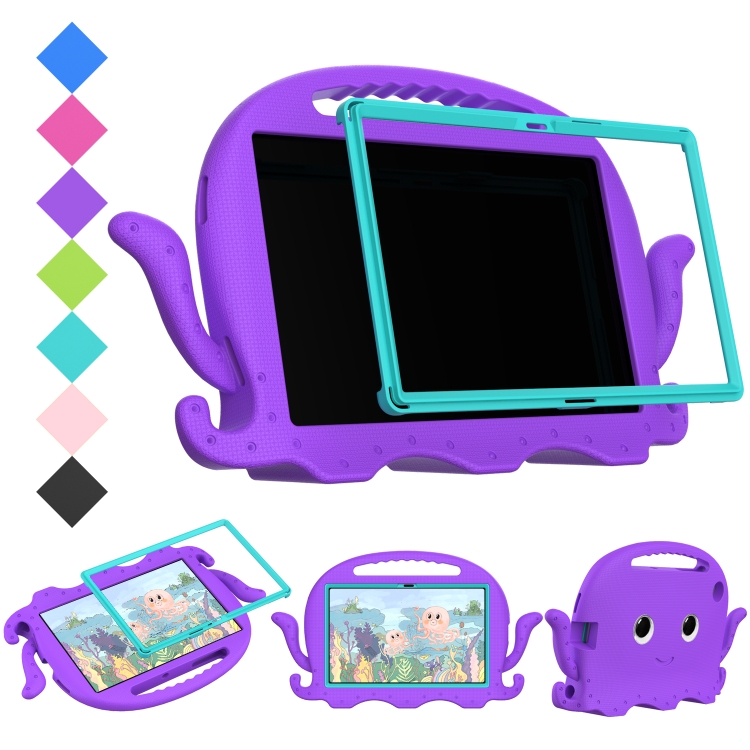 For Samsung Galaxy Tab A7 10.4 T500 / T505 Octopus Style EVA + PC Tablet Case with Strap(Purple)
For Samsung Galaxy Tab A7 10.4 T500 / T505 Octopus Style EVA + PC Tablet Case with Strap(Purple)