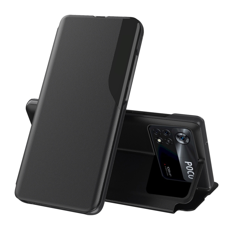 For Xiaomi Poco X4 Pro 5G Side Display Flip Leather Phone Case with Holder(Black)
For Xiaomi Poco X4 Pro 5G Side Display Flip Leather Phone Case with Holder(Black)