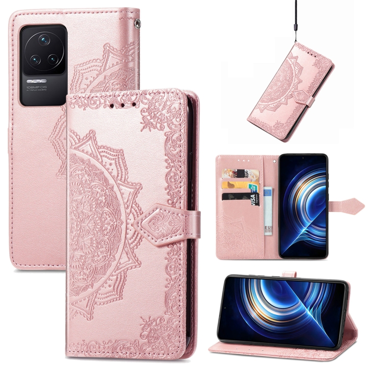 For Xiaomi Redmi K50 Pro Mandala Flower Embossed Flip Leather Phone Case(Rose Gold)
For Xiaomi Redmi K50 Pro Mandala Flower Embossed Flip Leather Phone Case(Rose Gold)