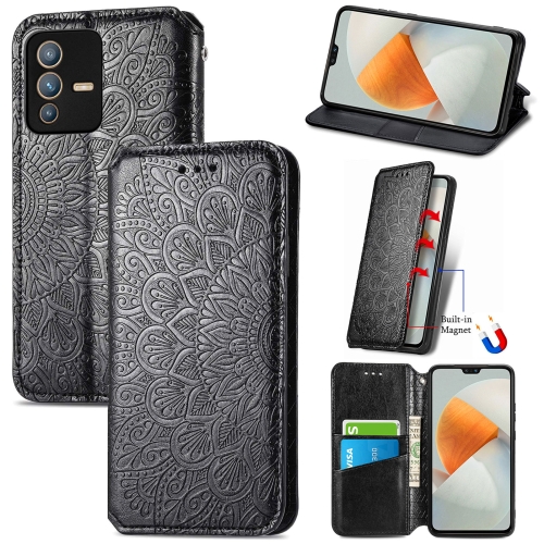 For vivo S12 Pro Blooming Mandala Embossed Magnetic Leather Phone Case(Black)
For vivo S12 Pro Blooming Mandala Embossed Magnetic Leather Phone Case(Black)
