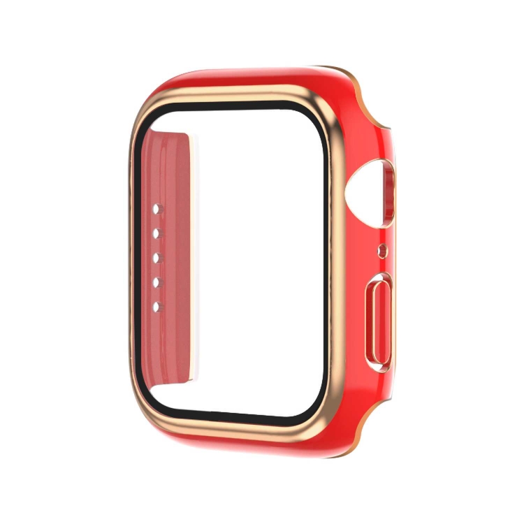 Electroplating Two-color PC+Tempered Film Watch Case For Apple Watch Series 6/5/4/SE 44mm(Red+Rose Gold)
Electroplating Two-color PC+Tempered Film Watch Case For Apple Watch Series 6/5/4/SE 44mm(Red+Rose Gold)