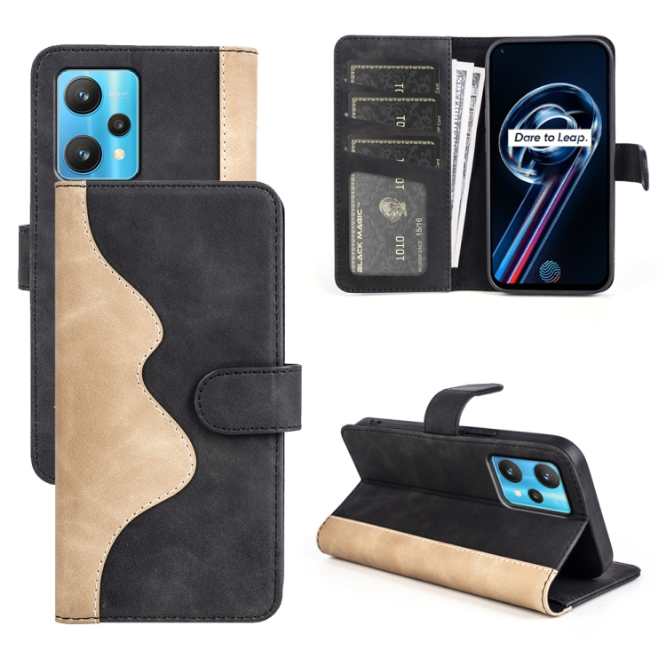 For OPPO Realme 9 Pro Stitching Horizontal Flip Leather Phone Case(Black)
For OPPO Realme 9 Pro Stitching Horizontal Flip Leather Phone Case(Black)
