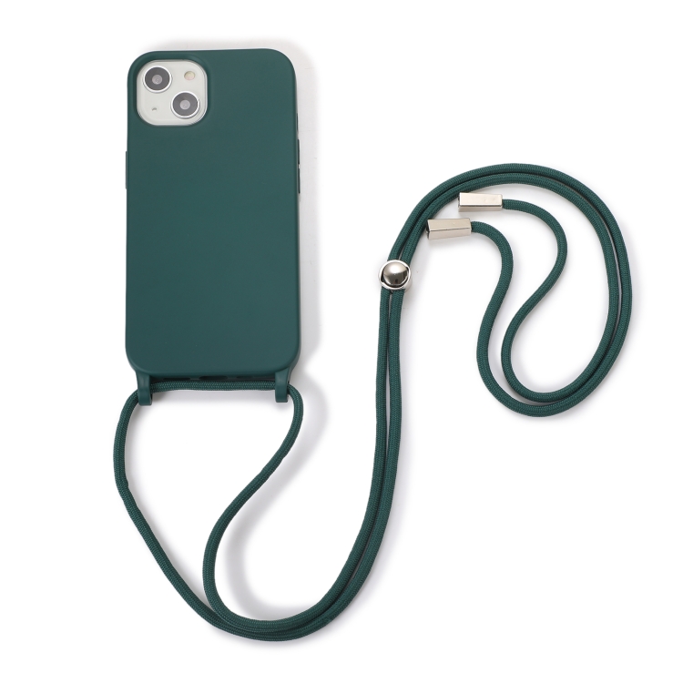 For iPhone 12 / 12 Pro Crossbody Lanyard Elastic Silicone Phone Case(Dark Green)
For iPhone 12 / 12 Pro Crossbody Lanyard Elastic Silicone Phone Case(Dark Green)