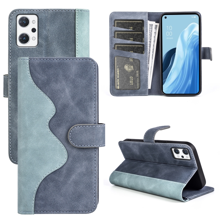 For OPPO Reno7 A JP Version Stitching Horizontal Flip Leather Phone Case(Blue)
For OPPO Reno7 A JP Version Stitching Horizontal Flip Leather Phone Case(Blue)