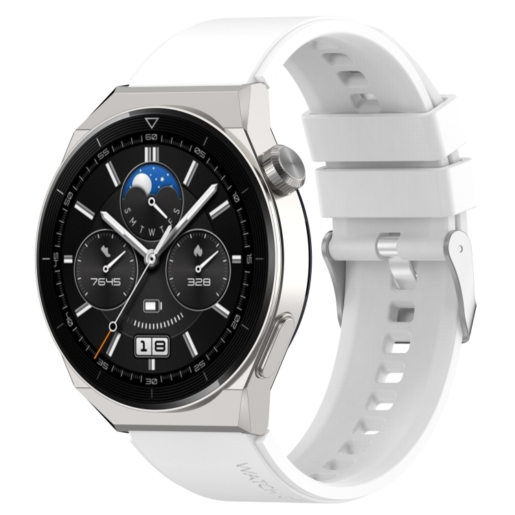 For Huawei Watch GT2 42mm / Watch 2 20mm Protruding Head Silicone Strap Silver Buckle(White)
For Huawei Watch GT2 42mm / Watch 2 20mm Protruding Head Silicone Strap Silver Buckle(White)
