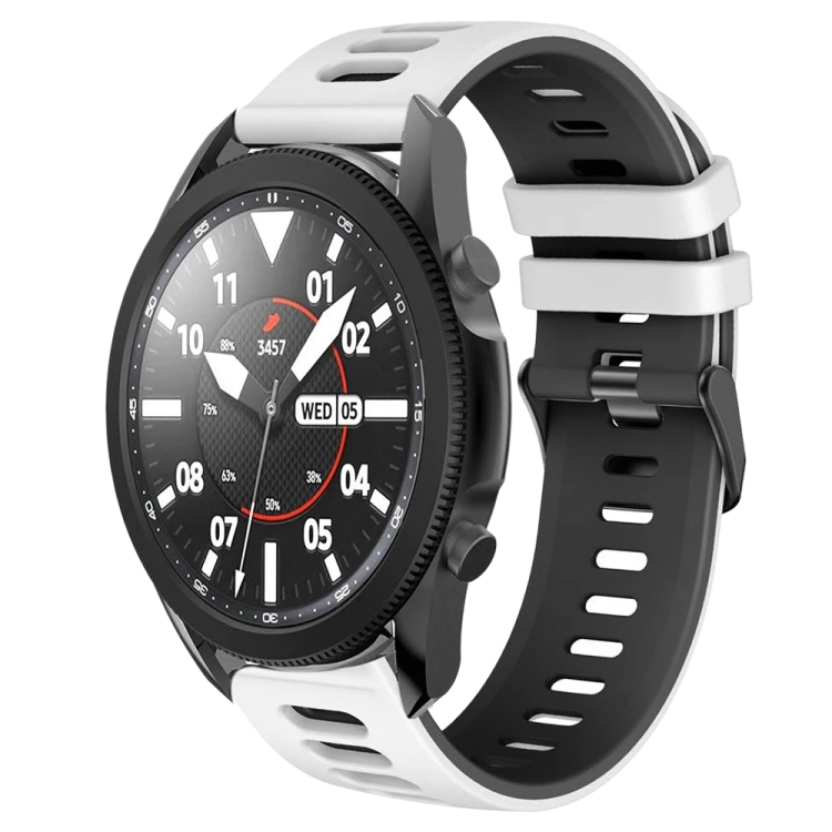 For Samsung Galaxy Watch 5 Pro 45mm 20mm Two-Color Silicone Watch Band(White+Black)
For Samsung Galaxy Watch 5 Pro 45mm 20mm Two-Color Silicone Watch Band(White+Black)
