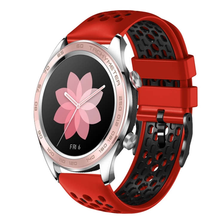 For Honor Watch Dream 22mm Two-Color Breathable Silicone Watch Band(Red+Black)
For Honor Watch Dream 22mm Two-Color Breathable Silicone Watch Band(Red+Black)