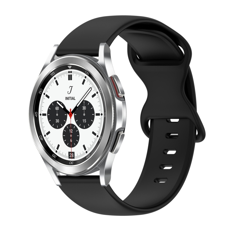 For Samsung Galaxy Watch 4 Classic 42mm 20mm Butterfly Buckle Solid Color Silicone Watch Band(Black)
For Samsung Galaxy Watch 4 Classic 42mm 20mm Butterfly Buckle Solid Color Silicone Watch Band(Black)