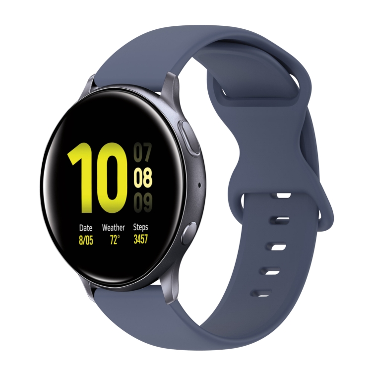 For Samsung Galaxy Watch Active 2 20mm Butterfly Buckle Solid Color Silicone Watch Band(Blue Gray)
For Samsung Galaxy Watch Active 2 20mm Butterfly Buckle Solid Color Silicone Watch Band(Blue Gray)