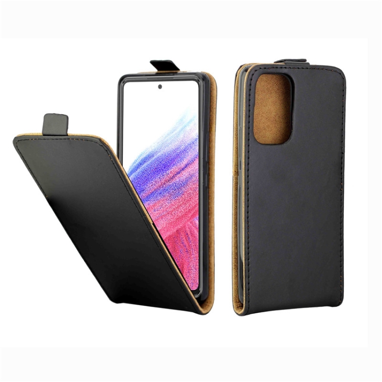 For Samsung Galaxy A53 5G Vertical Flip Leather Phone Case with Card Slot(Black)
For Samsung Galaxy A53 5G Vertical Flip Leather Phone Case with Card Slot(Black)