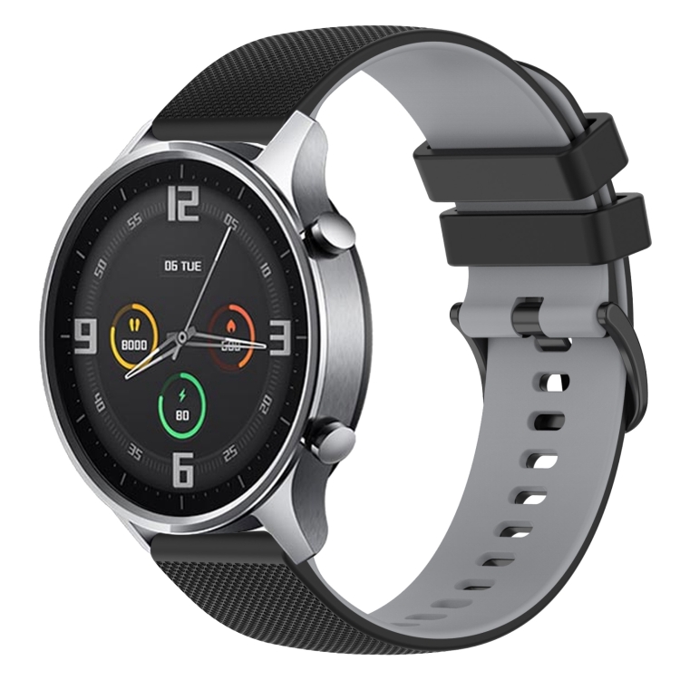 For Xiaomi Watch Color 22mm Checkered Two-Color Silicone Watch Band(Black+Grey)
For Xiaomi Watch Color 22mm Checkered Two-Color Silicone Watch Band(Black+Grey)