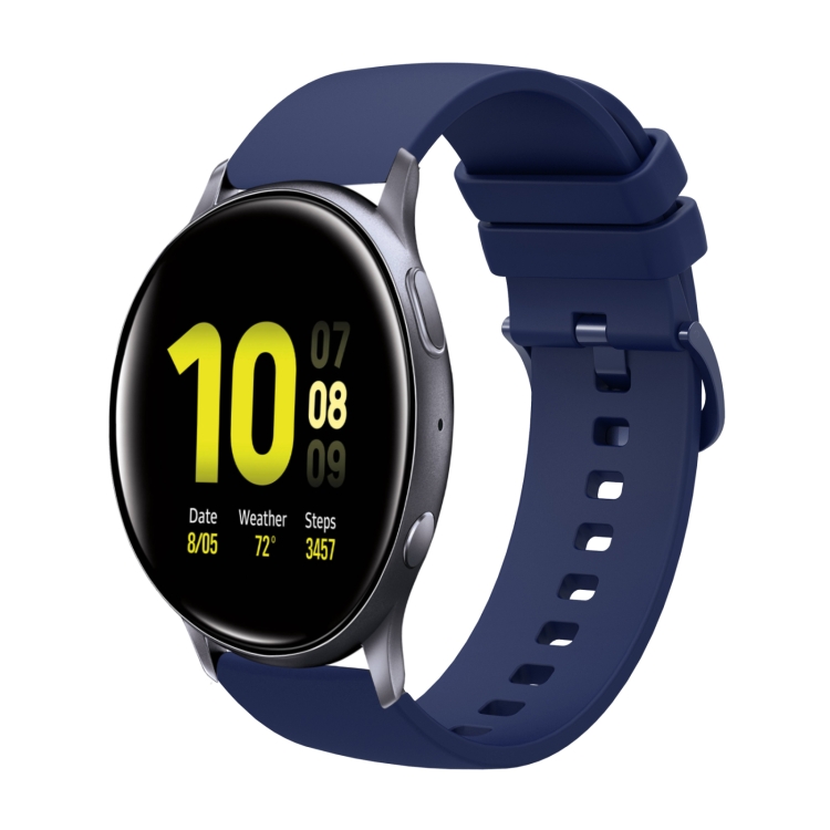 For Samsung Galaxy Watch Active 2 44mm 20mm Solid Color Soft Silicone Watch Band(Navy Blue)
For Samsung Galaxy Watch Active 2 44mm 20mm Solid Color Soft Silicone Watch Band(Navy Blue)