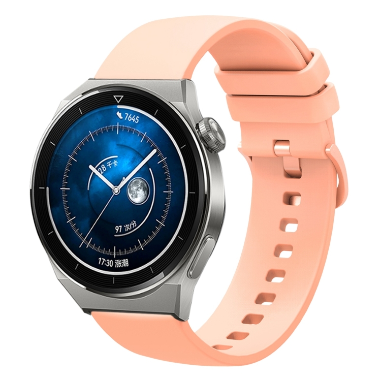 For Huawei Watch GT3 Pro 46mm 22mm Solid Color Soft Silicone Watch Band(Pink)
For Huawei Watch GT3 Pro 46mm 22mm Solid Color Soft Silicone Watch Band(Pink)