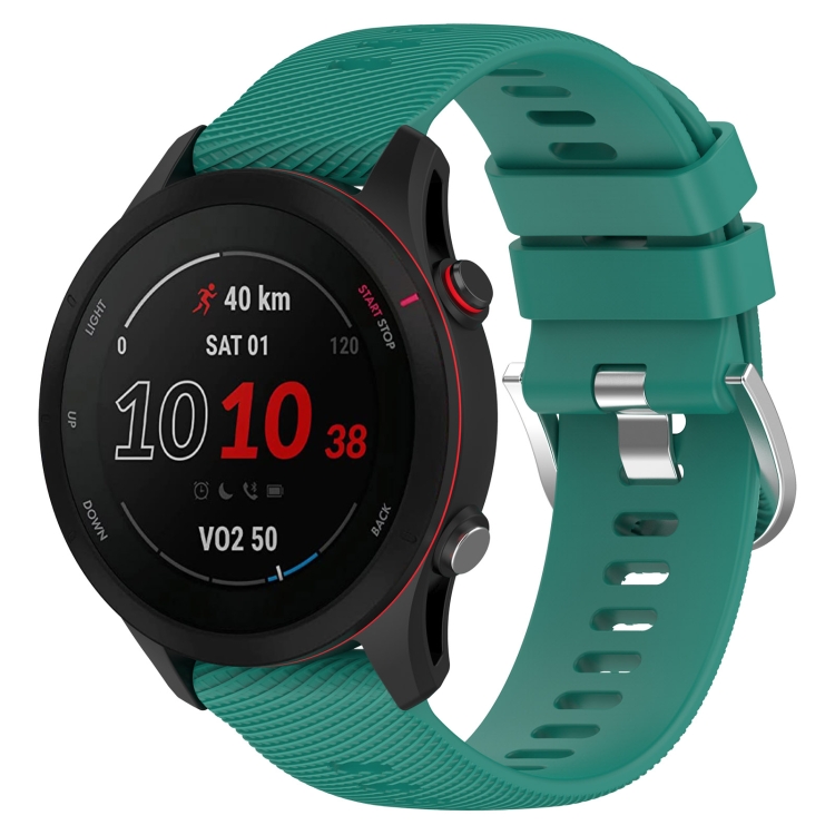 For Samsung Galaxy Watch 4 Classic 46mm 20mm Solid Color Soft Silicone Watch Band(Green)
For Samsung Galaxy Watch 4 Classic 46mm 20mm Solid Color Soft Silicone Watch Band(Green)