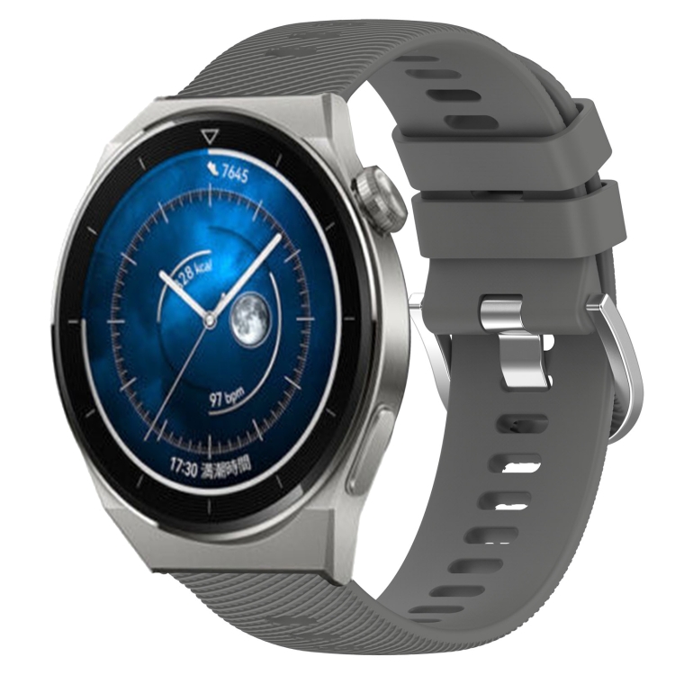 For Huawei Watch GT3 Pro 46mm 22mm Solid Color Soft Silicone Watch Band(Dark Grey)
For Huawei Watch GT3 Pro 46mm 22mm Solid Color Soft Silicone Watch Band(Dark Grey)