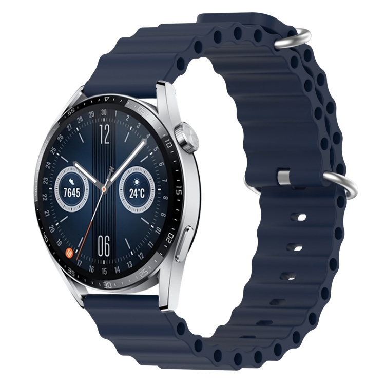 For Huawei Watch GT3 46mm 22mm Ocean Style Silicone Solid Color Watch Band(Dark Blue)
For Huawei Watch GT3 46mm 22mm Ocean Style Silicone Solid Color Watch Band(Dark Blue)