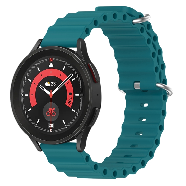 For Samsung Galaxy Watch 5 Pro 45mm 20mm Ocean Style Silicone Solid Color Watch Band(Green)
For Samsung Galaxy Watch 5 Pro 45mm 20mm Ocean Style Silicone Solid Color Watch Band(Green)