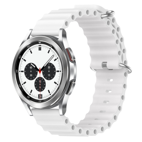 For Samsung Galaxy Watch 4 Classic 42mm 20mm Ocean Style Silicone Solid Color Watch Band(White)
For Samsung Galaxy Watch 4 Classic 42mm 20mm Ocean Style Silicone Solid Color Watch Band(White)