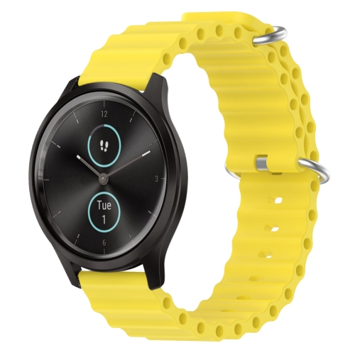 For Garmin Garminmove Style 20mm Ocean Style Silicone Solid Color Watch Band(Yellow)
For Garmin Garminmove Style 20mm Ocean Style Silicone Solid Color Watch Band(Yellow)
