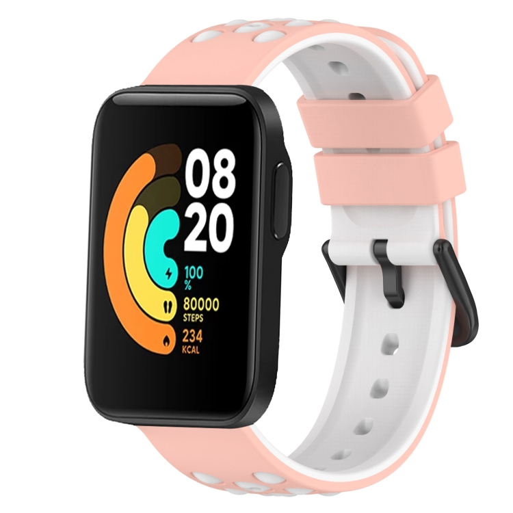 For Xiaomi MI Watch Sport 22mm Two-Color Porous Silicone Watch Band(Pink+White)
For Xiaomi MI Watch Sport 22mm Two-Color Porous Silicone Watch Band(Pink+White)
