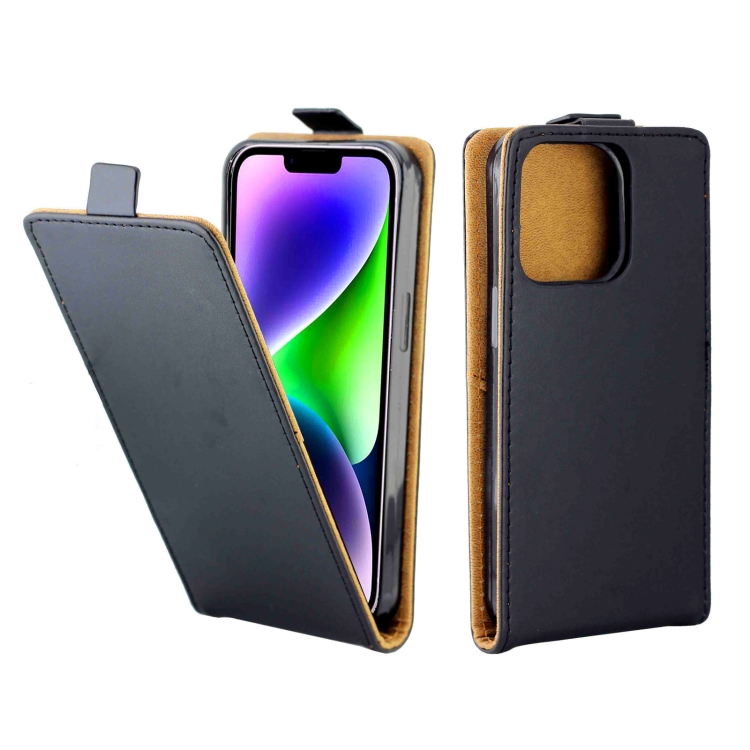 For iPhone 14 Plus Vertical Flip Leather Phone Case with Card Slot(Black)
For iPhone 14 Plus Vertical Flip Leather Phone Case with Card Slot(Black)