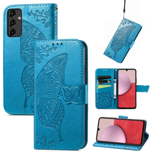 For Samsung Galaxy A14 5G Butterfly Love Flower Embossed Leather Phone Case(Blue)
For Samsung Galaxy A14 5G Butterfly Love Flower Embossed Leather Phone Case(Blue)