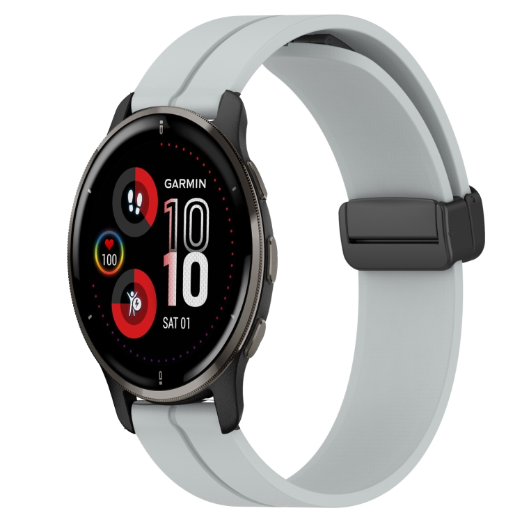 For Garmin Venu 2 Plus 20mm Solid Color Magnetic Clasp Silicone Watch Band(Grey)
For Garmin Venu 2 Plus 20mm Solid Color Magnetic Clasp Silicone Watch Band(Grey)