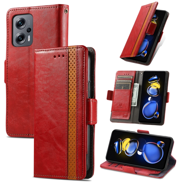 For Xiaomi Redmi Note 11T CaseNeoSplicing Dual Magnetic Buckle Leather Phone Case(Red)
For Xiaomi Redmi Note 11T CaseNeoSplicing Dual Magnetic Buckle Leather Phone Case(Red)