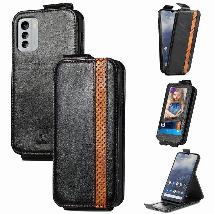 For Nokia G60 Splicing Wallet Card Holder Vertical Flip Leather Phone Case(Black)
For Nokia G60 Splicing Wallet Card Holder Vertical Flip Leather Phone Case(Black)