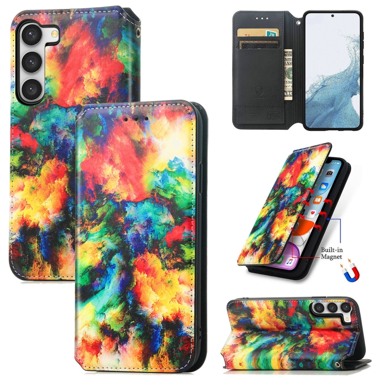 For Samsung Galaxy S23 5G CaseNeo Colorful Magnetic Leather Phone Case(Colorful Cloud)
For Samsung Galaxy S23 5G CaseNeo Colorful Magnetic Leather Phone Case(Colorful Cloud)