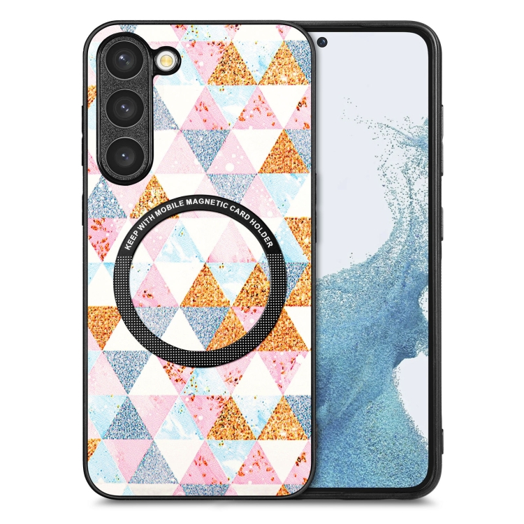 For Samsung Galaxy S23 5G Colored Drawing Leather Back Cover Magsafe Phone Case(Rhombus)
For Samsung Galaxy S23 5G Colored Drawing Leather Back Cover Magsafe Phone Case(Rhombus)