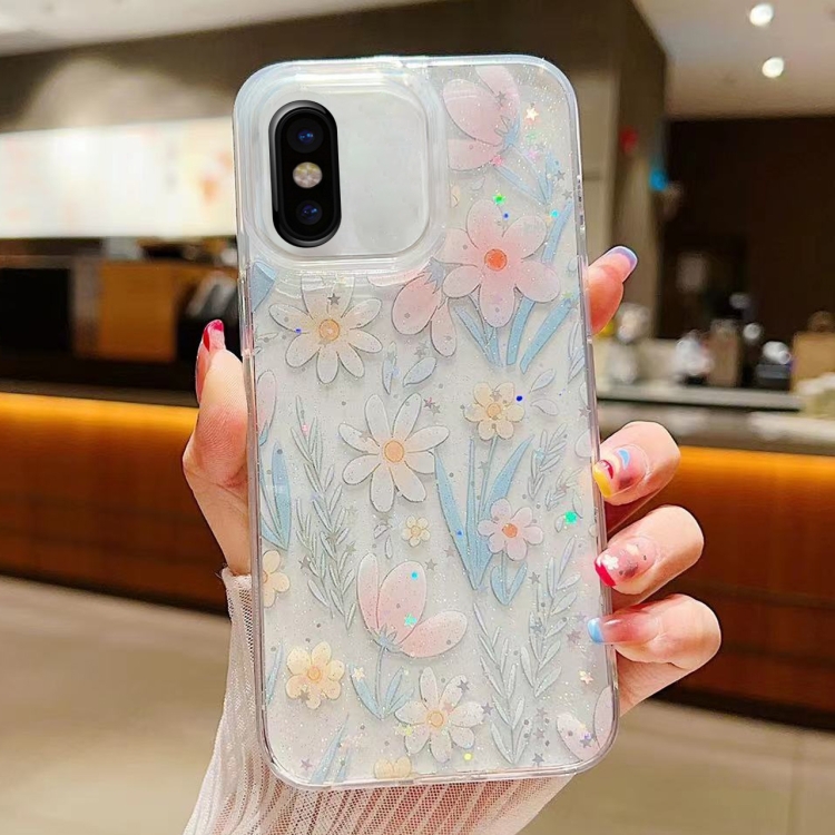 For iPhone X / XS Fresh Small Floral Phone Case Drop Glue Protective Cover(D03 Floral Pink)
For iPhone X / XS Fresh Small Floral Phone Case Drop Glue Protective Cover(D03 Floral Pink)