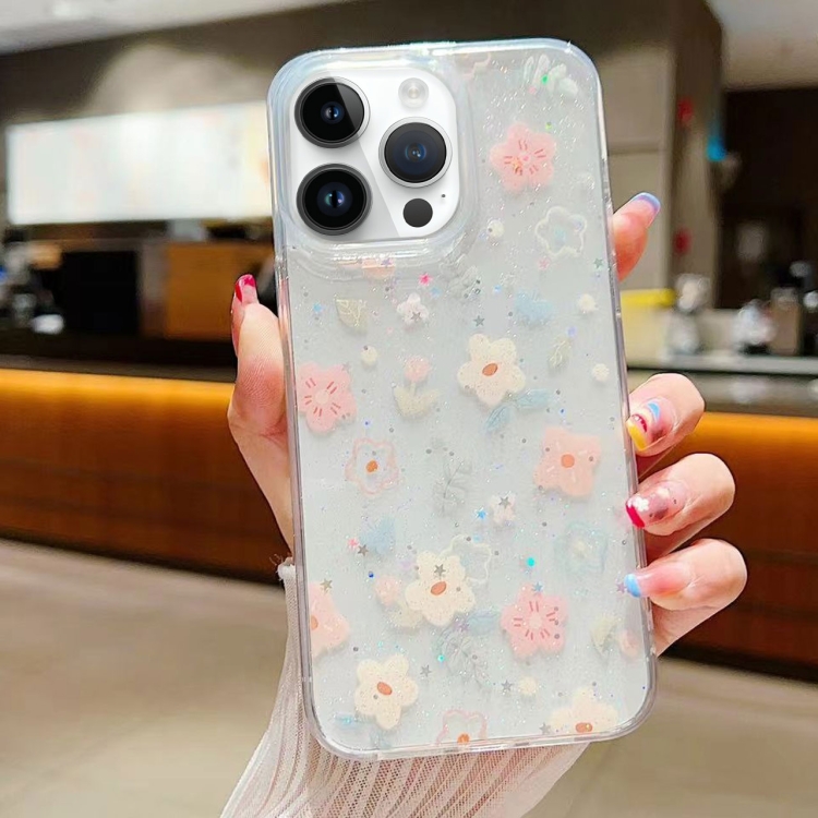 For iPhone 16 Pro Fresh Small Floral Epoxy TPU Phone Case(D02 Hand-painted Flower)
For iPhone 16 Pro Fresh Small Floral Epoxy TPU Phone Case(D02 Hand-painted Flower)