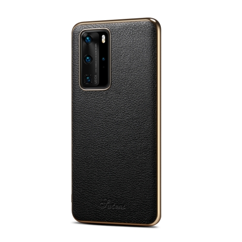 Suteni Litchi Leather Electroplated Soft Edge Phone Case For Huawei P40 Pro(Black)
Suteni Litchi Leather Electroplated Soft Edge Phone Case For Huawei P40 Pro(Black)