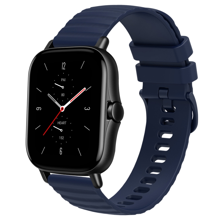 For Amazfit GTS 2 20mm Wavy Dot Pattern Solid Color Silicone Watch Band(Navy Blue)
For Amazfit GTS 2 20mm Wavy Dot Pattern Solid Color Silicone Watch Band(Navy Blue)