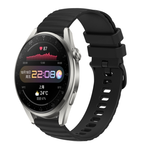 For Huawei Watch 3 Pro 22mm Wavy Dot Pattern Solid Color Silicone Watch Band(Black)
For Huawei Watch 3 Pro 22mm Wavy Dot Pattern Solid Color Silicone Watch Band(Black)