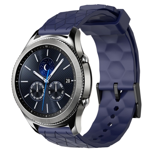 For Samsung Gear S3 Classic 22mm Football Pattern Solid Color Silicone Watch Band(Navy Blue)
For Samsung Gear S3 Classic 22mm Football Pattern Solid Color Silicone Watch Band(Navy Blue)