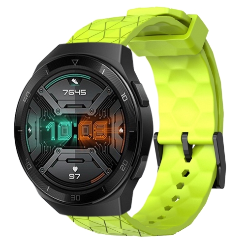 For Huawei Watch GT 2E 22mm Football Pattern Solid Color Silicone Watch Band(Lime Green)
For Huawei Watch GT 2E 22mm Football Pattern Solid Color Silicone Watch Band(Lime Green)