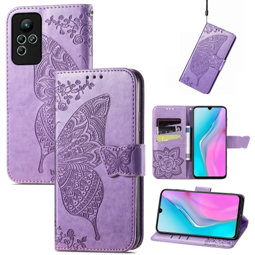For Infinix Note 11 Butterfly Love Flower Embossed Leather Phone Case(Lavender)
For Infinix Note 11 Butterfly Love Flower Embossed Leather Phone Case(Lavender)